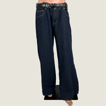 Front view of the Motel Low Rise Parallel Jeans