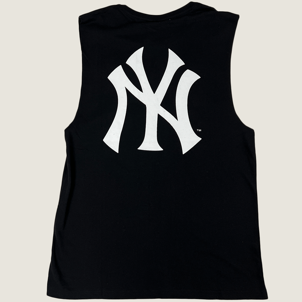 Mens New York Yankee's Tank Black