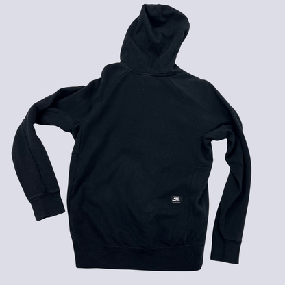 Back view of the Nike black hoodie