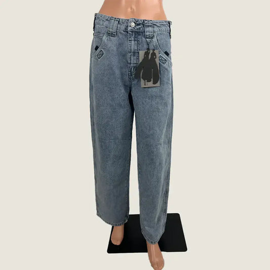 Front View of the Non Refundable Unisex Jeans