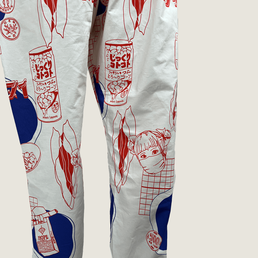 Nushki Nui Ukiyo(e) - Pant Small Print Detail