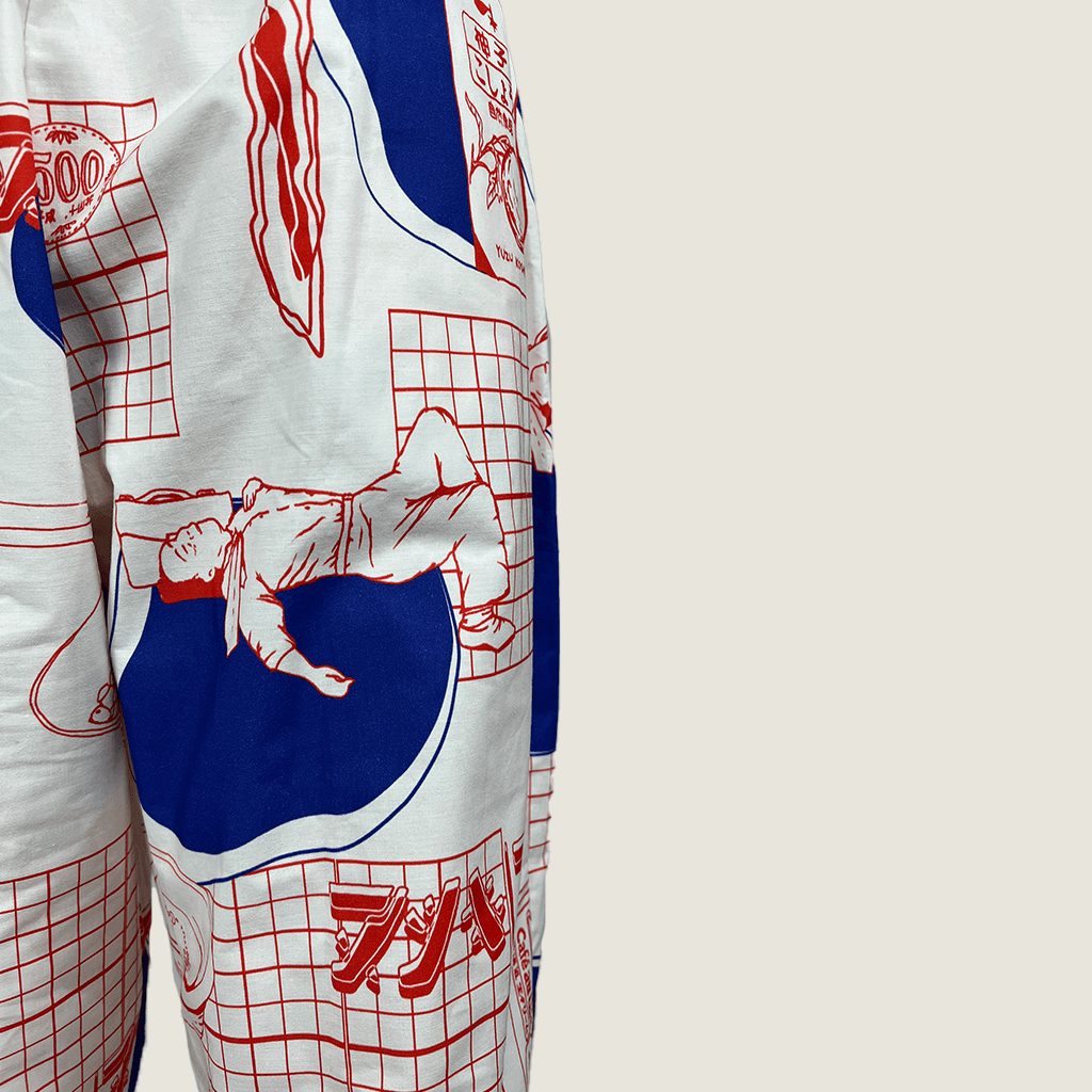 Nushki Nui Ukiyo(e) - Pant Small Print Detail