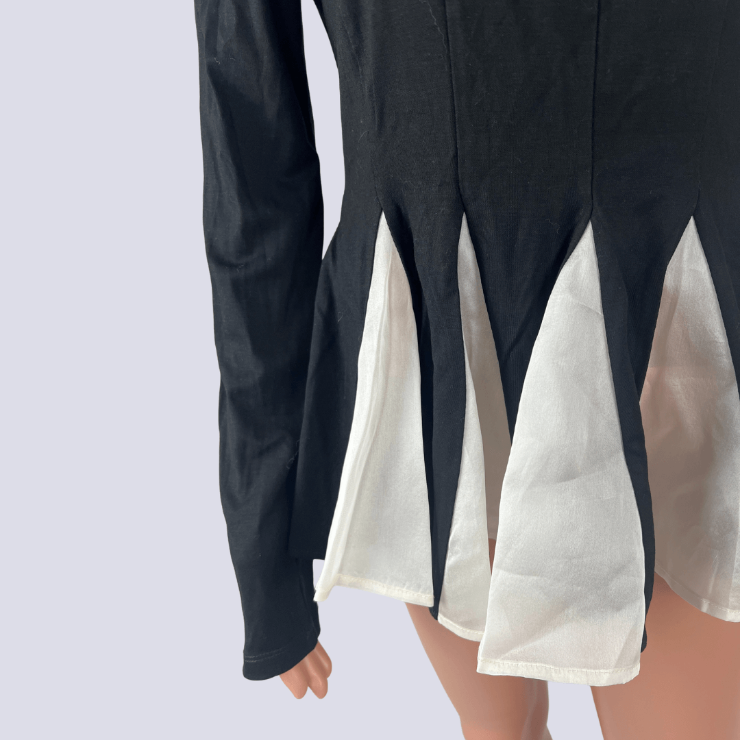 Front view of the ODTF off the shoulder top