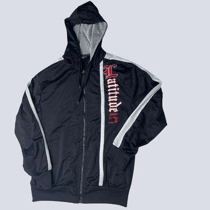 Front view of the Okay men's hoodie