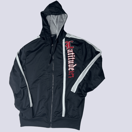 Front view of the Okay men's hoodie