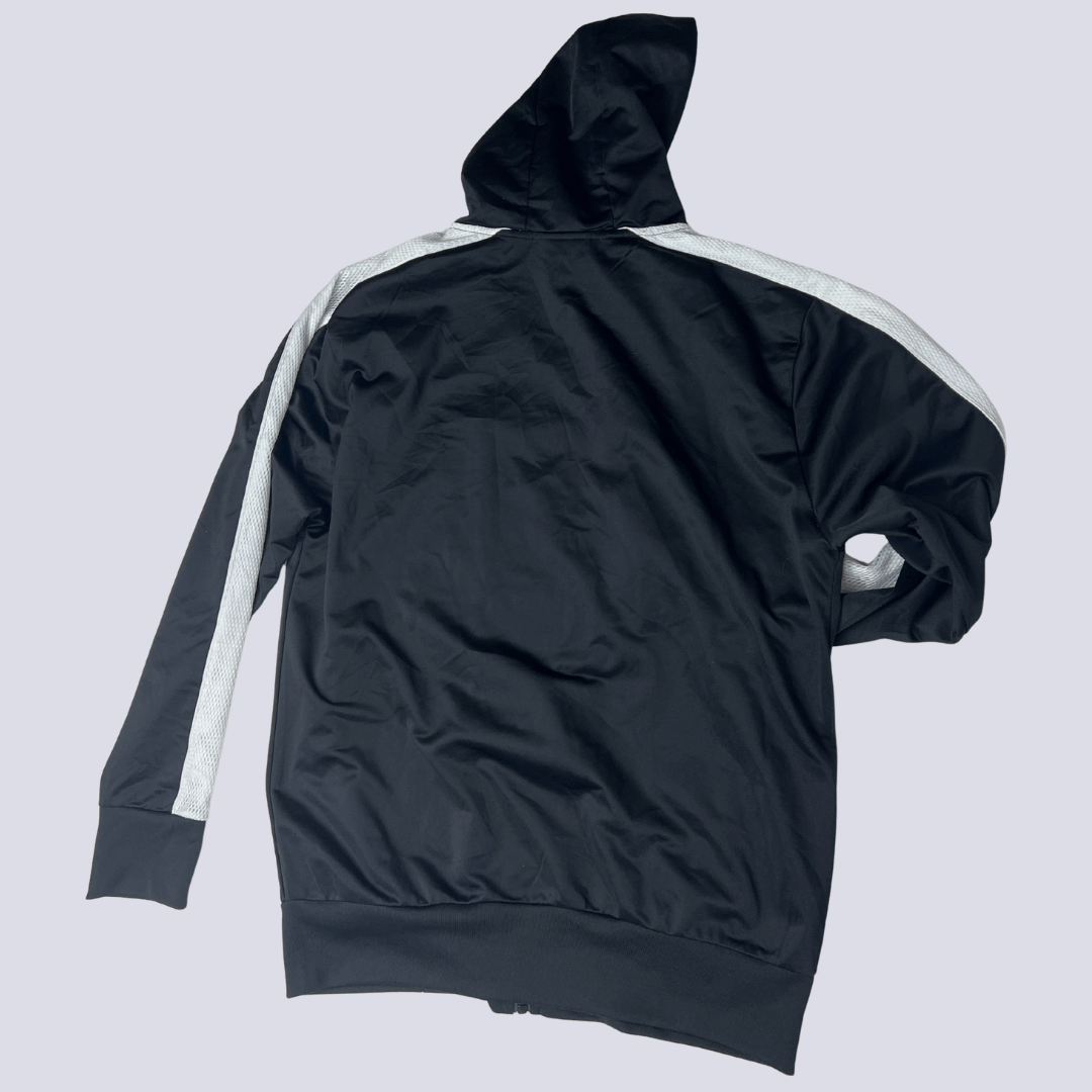 Front view of the Okay men's hoodie