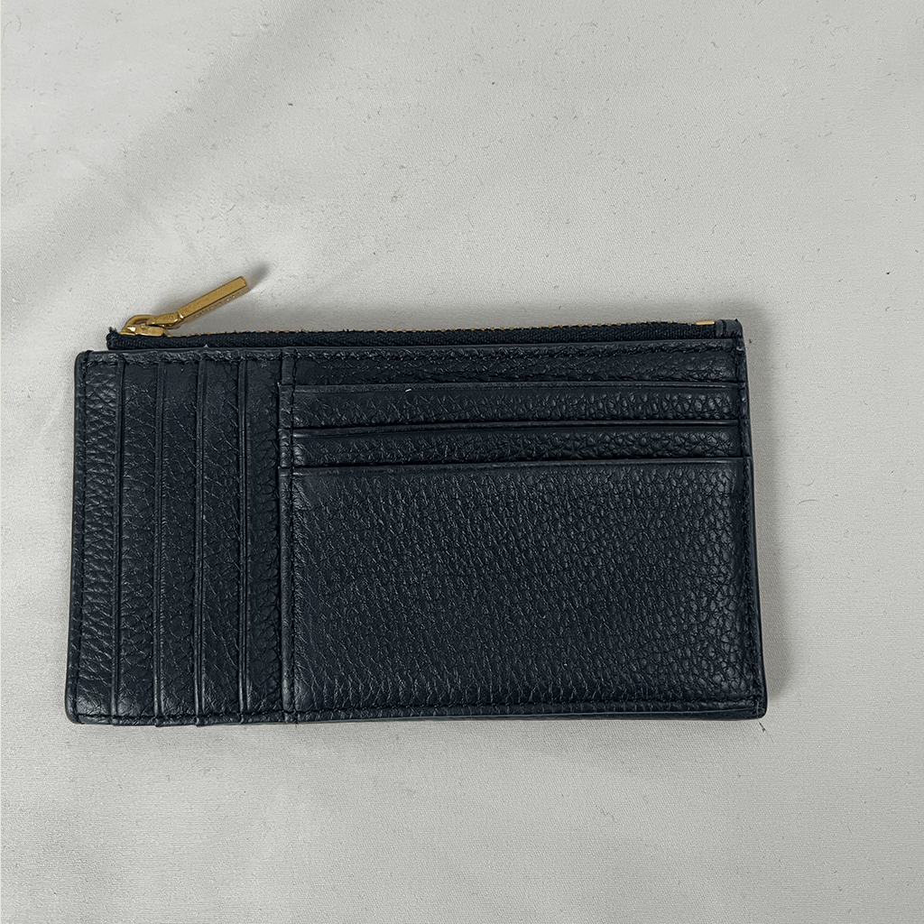 Back view of the Oroton Muse 8 Credit Card Mini Zip Pouch