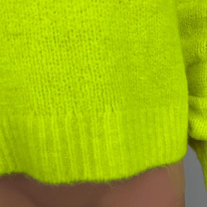 PE Safety Yellow Stability Knit Jumper Hem