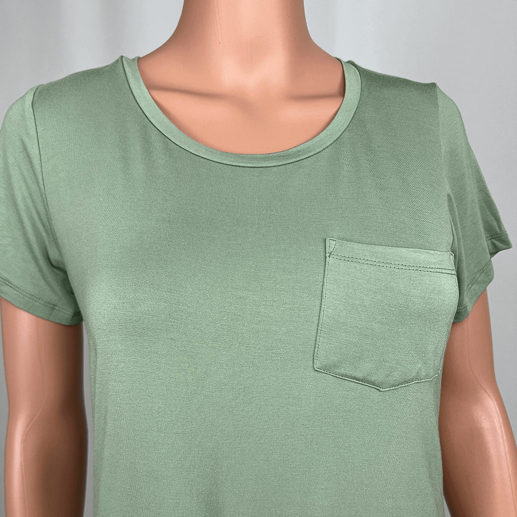 Peachymama Bamboo Nursing T-Shirt Scoop Neck
