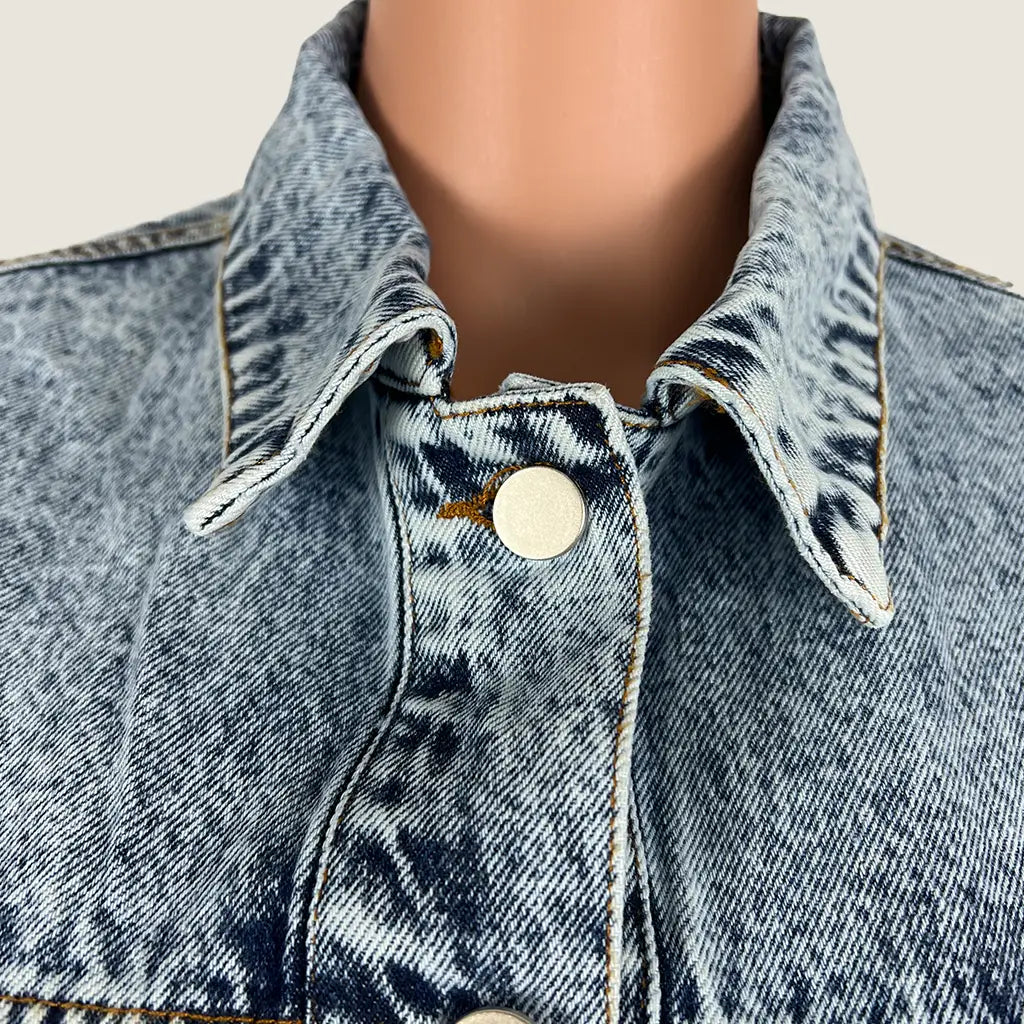 Pink Diamond Idonea Oversized Denim Jacket XS