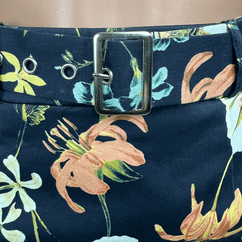 Portmans Floral Pencil Maxi Skirt Buckle