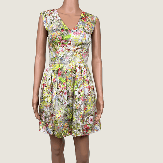 Portman Signature Floral A-Line Fitted Dress Front