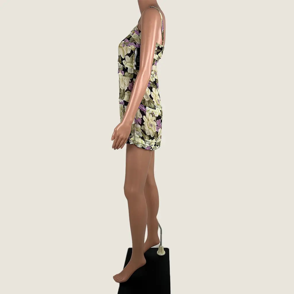 Side view of the Posse slip dress