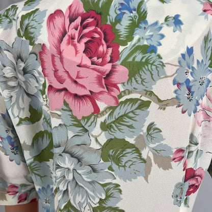 Fabric Detail View of the Protege Summer Midi Floral Dress