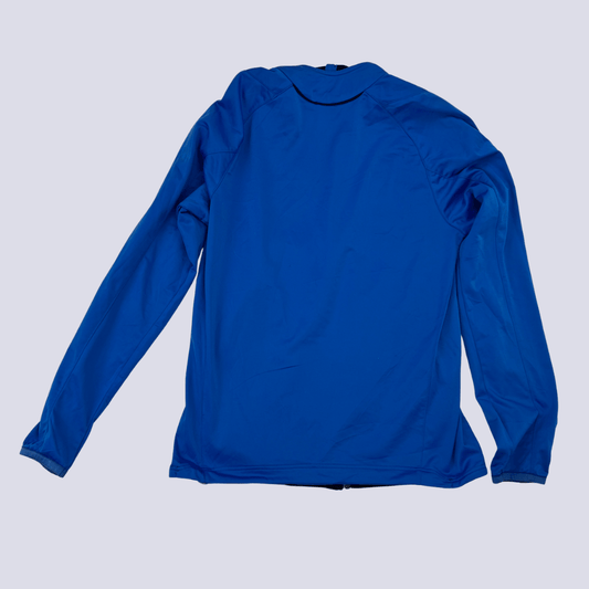 Front view of the Puma Liga Blue Full Zip Training Jacket