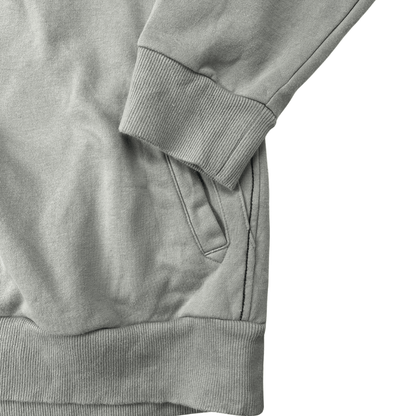 Front pocket detail view of the Puma two tone hoodie