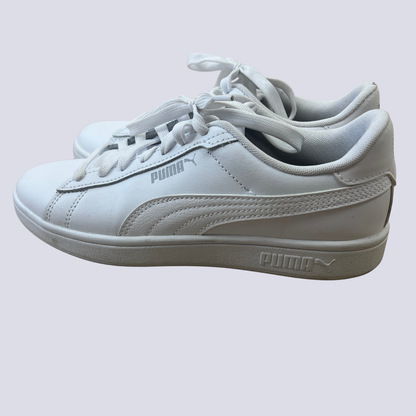 Front view of the Puma White Sneaker