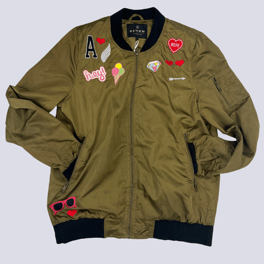 Front view of the Review Khaki Jacket