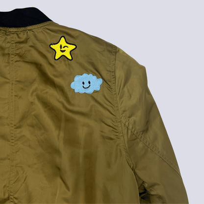 Back detail view of the Review Khaki Jacket