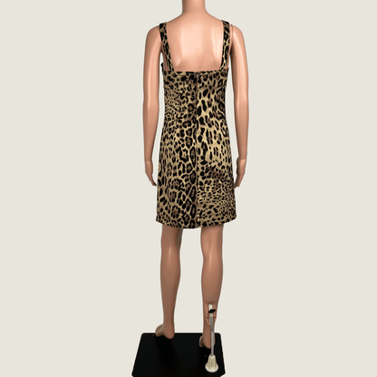 Dangerfield Revival Leopard Print Dress Back