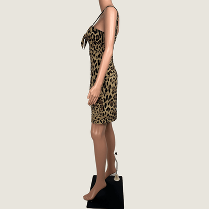 Dangerfield Revival Leopard Print Dress Side