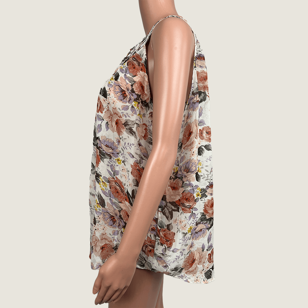 Rivers Sheer Floral Sleeveless Top Side