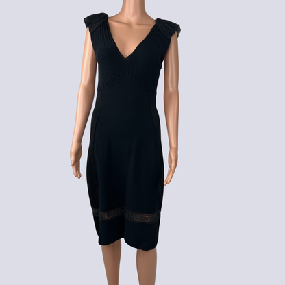 Front view of the Roberto Cavalli Wool Dress