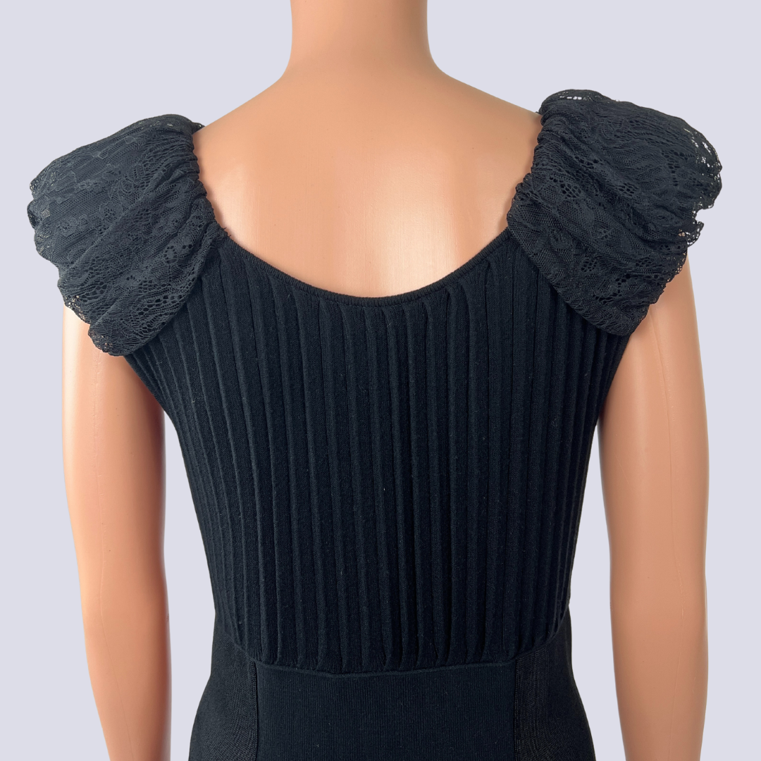 Front view of the Roberto Cavalli Wool Dress