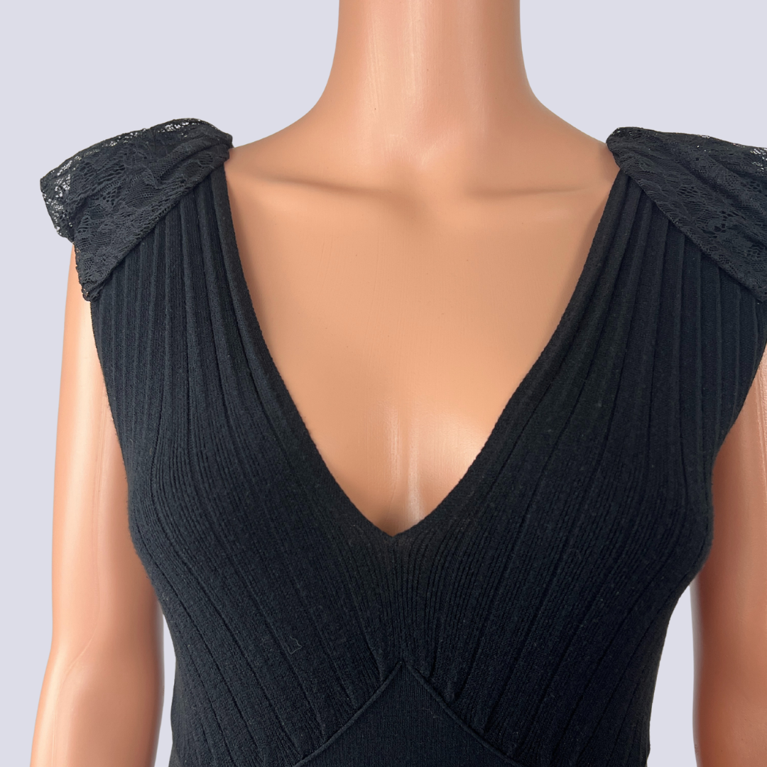 Front view of the Roberto Cavalli Wool Dress