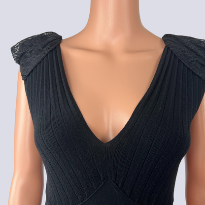 Front view of the Roberto Cavalli Wool Dress