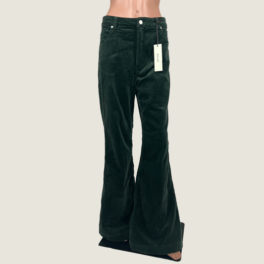Rollas Green Corduroy Pants Front