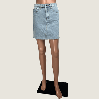 Rosebullet Jennie Denim Mini Skirt Front