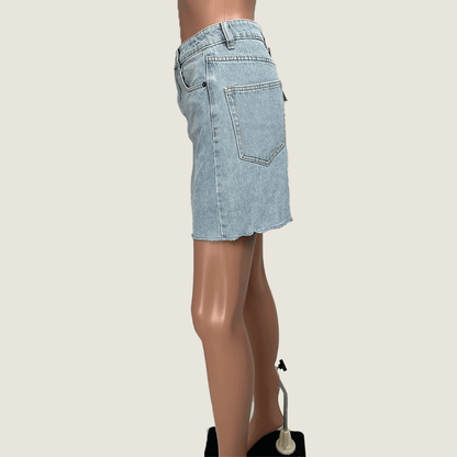 Rosebullet Jennie Denim Mini Skirt Side