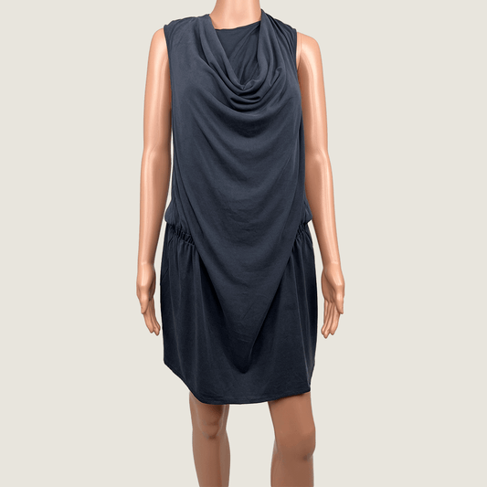 Saba Sleeveless Drape Dress Front