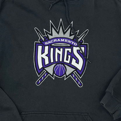Logo detail view of the Sacramento Kings Hoodie
