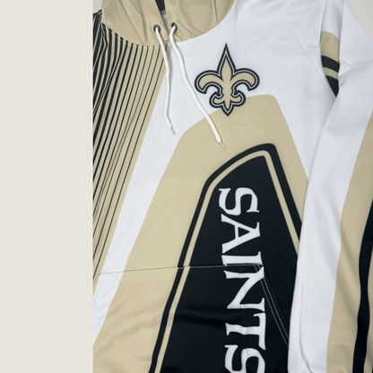 Mens New Orleans Saints Team Hoodie Sleeve Detail