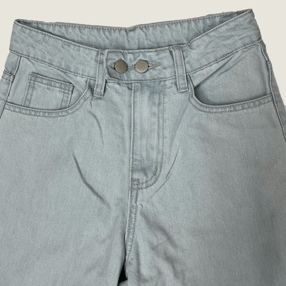 Front Detail View of the Shein High Rise Jeans