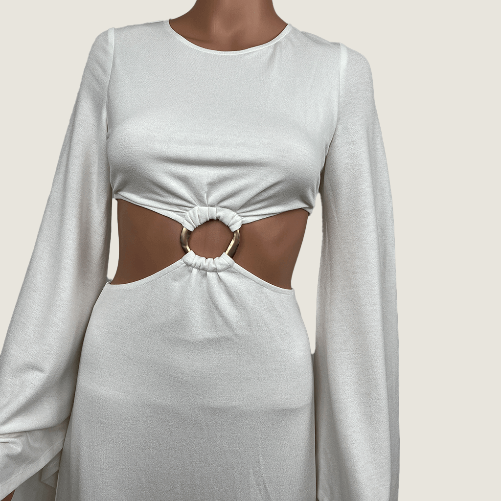 Sonya Jordana Majestic Knit Maxi Dress Front Detail