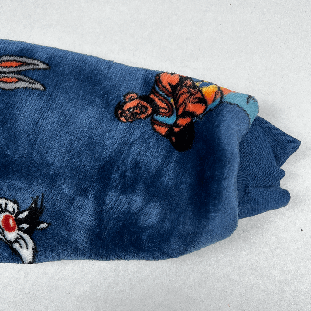 Space Jam Hoodie Blanket Cuff Detail