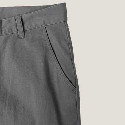 Stray Mens Grey Trouser Pocket Detail