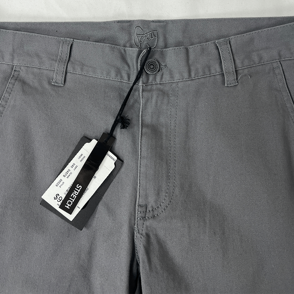 Stray Mens Grey Trouser Waist