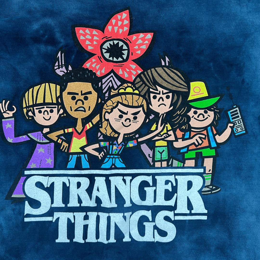 Front image detail view of the Stranger Things T-Shirt