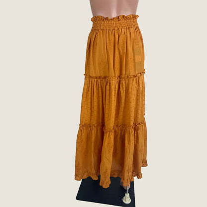 Back View of the Talisman Mantra Maxi Skirt