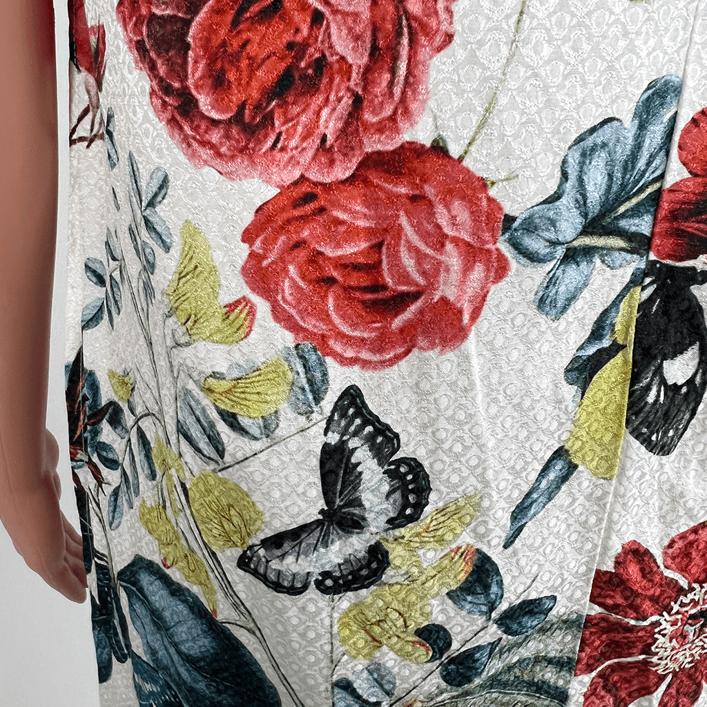 Print detail of the Thurley Floral Sleeveless Top