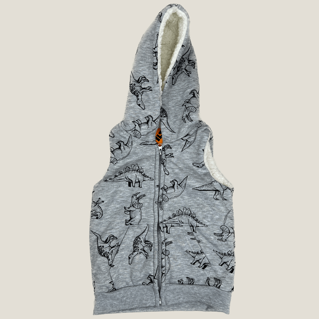 Dinosaur Print Tilt Vest Front