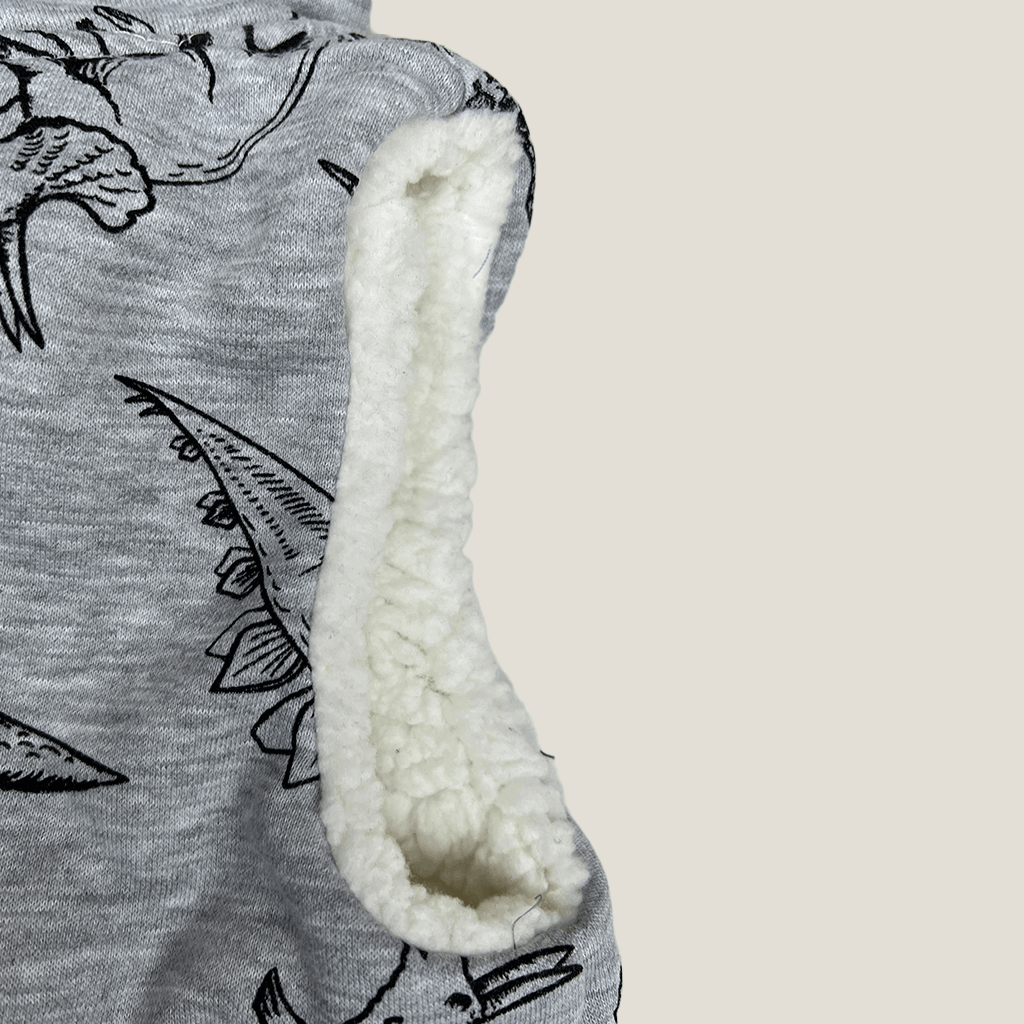 Dinosaur Print Tilt Vest Sleeve Detail