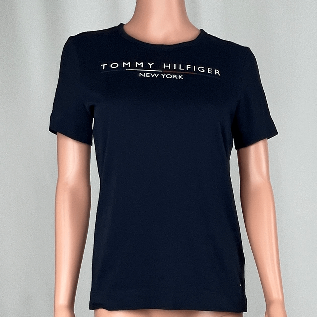 Front view of the Tommy Hilfiger New York Logo T-Shirt