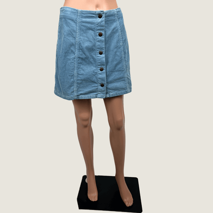 Top Shop Corduroy Mini Skirt Front