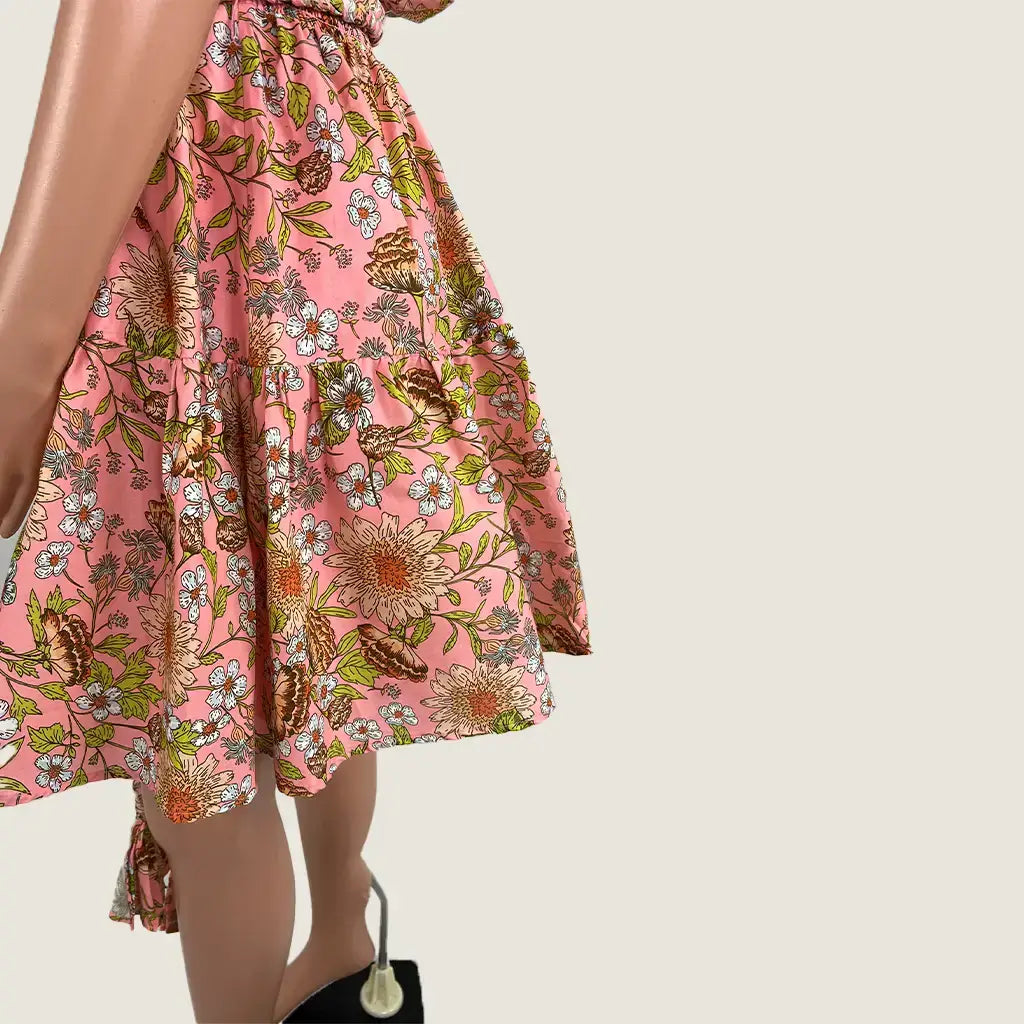 View of the Skirt on the Torannce 'Alice' Mini Dress