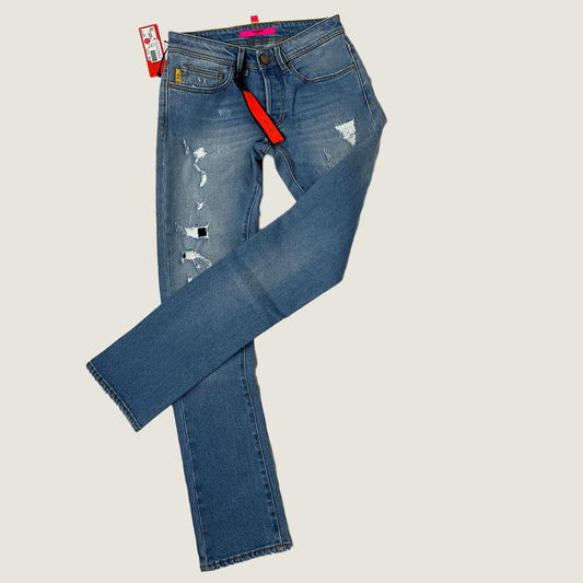 Front view of the Tramarossa 2020 Distressed Denim